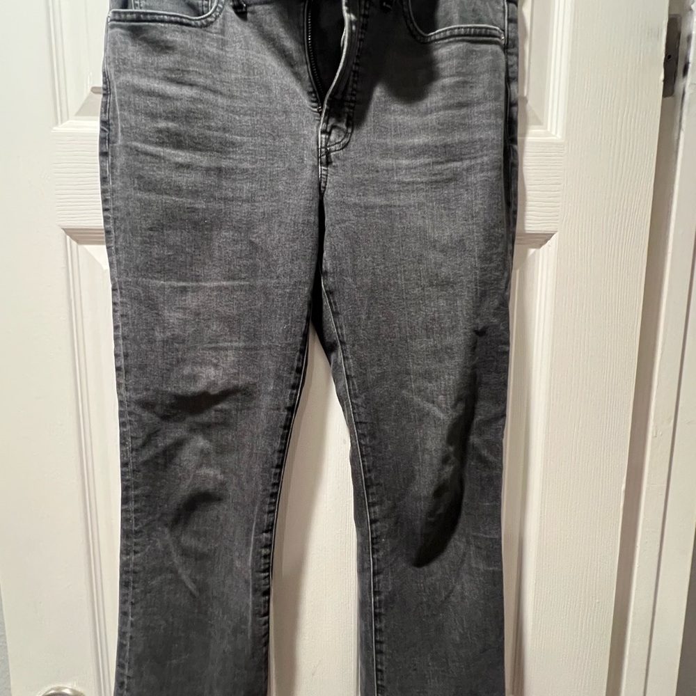 Madewell Women’s Gray Jeans, Slim Demi Boot, Size 28
